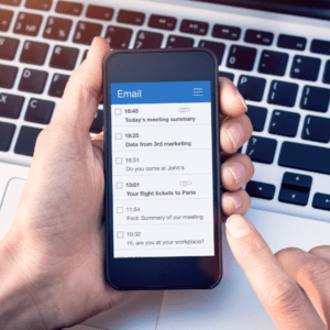 Phone email Screen